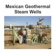 Mexican geothermal steam wells using ScaleBlaster to prevent scale in energy extraction systems.