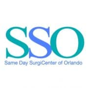 Same Day SurgiCenter of Orlando logo, showing healthcare use of ScaleBlaster for water treatment.